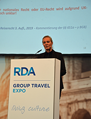 Angela Bartl auf dem Trend-Forum. �&copy;Jörg Berghoff
