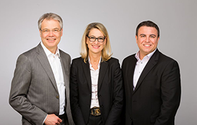 Geschäftsführung: v.l.n.r. Karl Heyne, Kristiane Heyne-Strauch, Adriano Matera