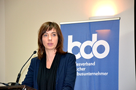 bdo-Hauptgeschäftsführerin Christiane Leonard bdo-Hauptgeschäftsführerin Christiane Leonard